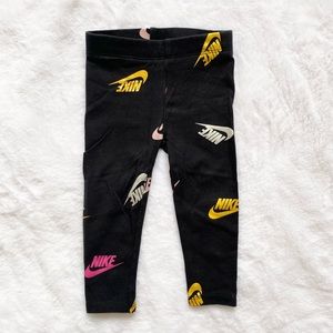 Nike black logo leggings